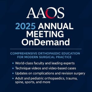 AAOS 2025 Annual Meeting on Demand